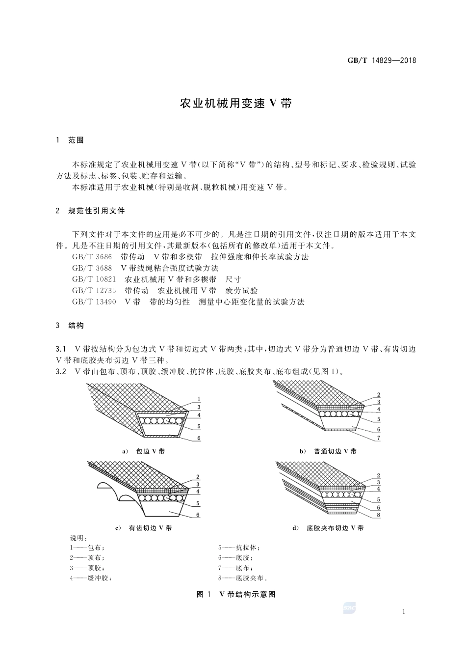 农业机械用变速V带GBT+14829-2018.pdf_第3页