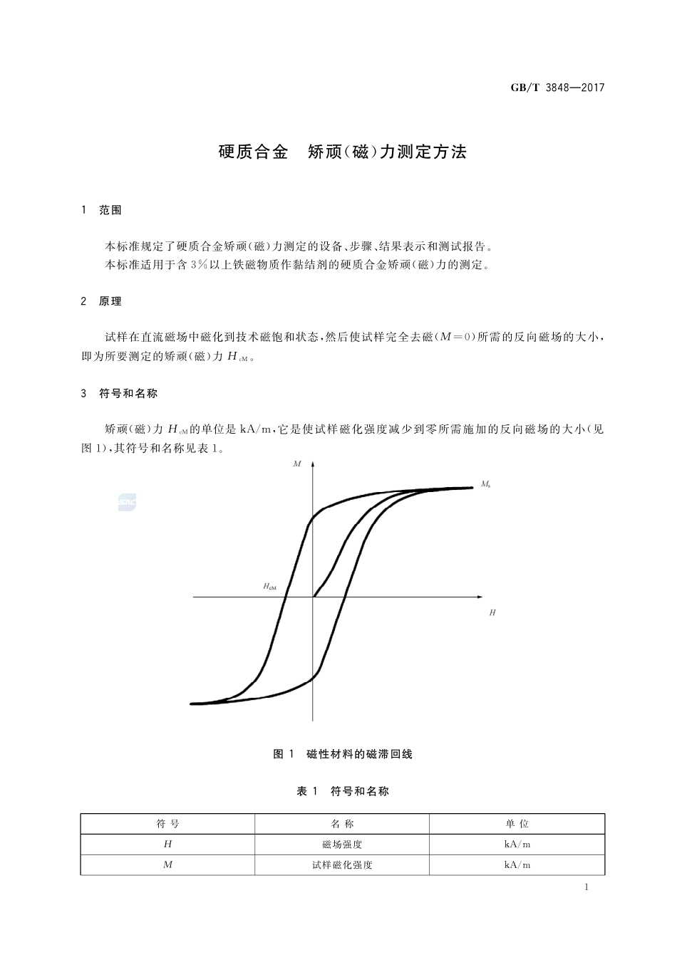硬质合金 矫顽（磁）力测定方法GBT+3848-2017.pdf_第3页