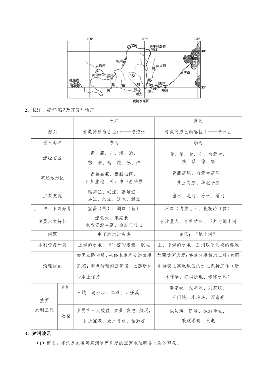 【高考地理考点专题】考点61 我国的河流和湖泊.doc_第3页