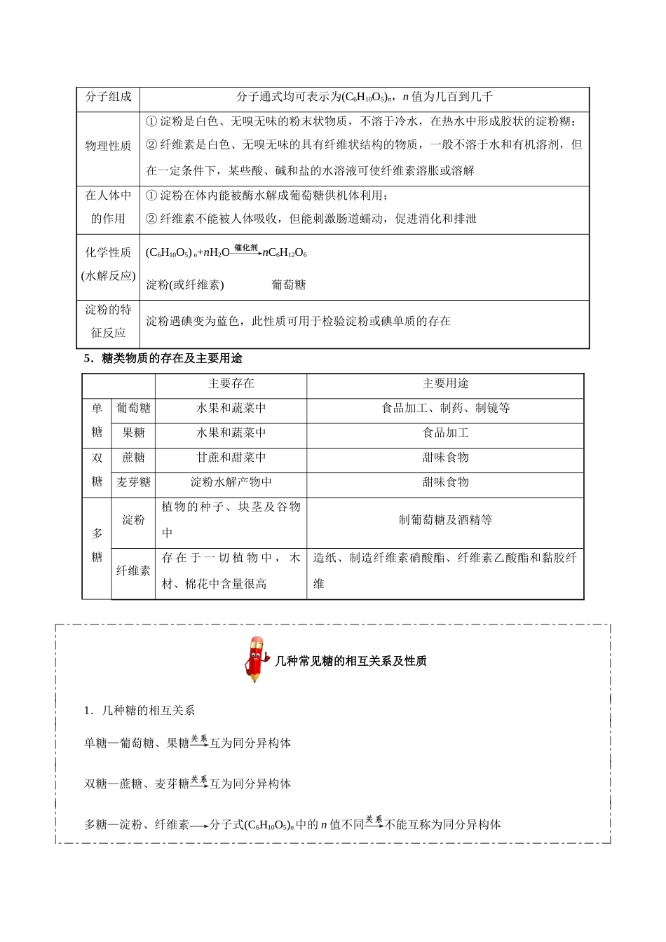 【高考化学考点专题】考点54 基本营养物质 合成材料.doc_第3页