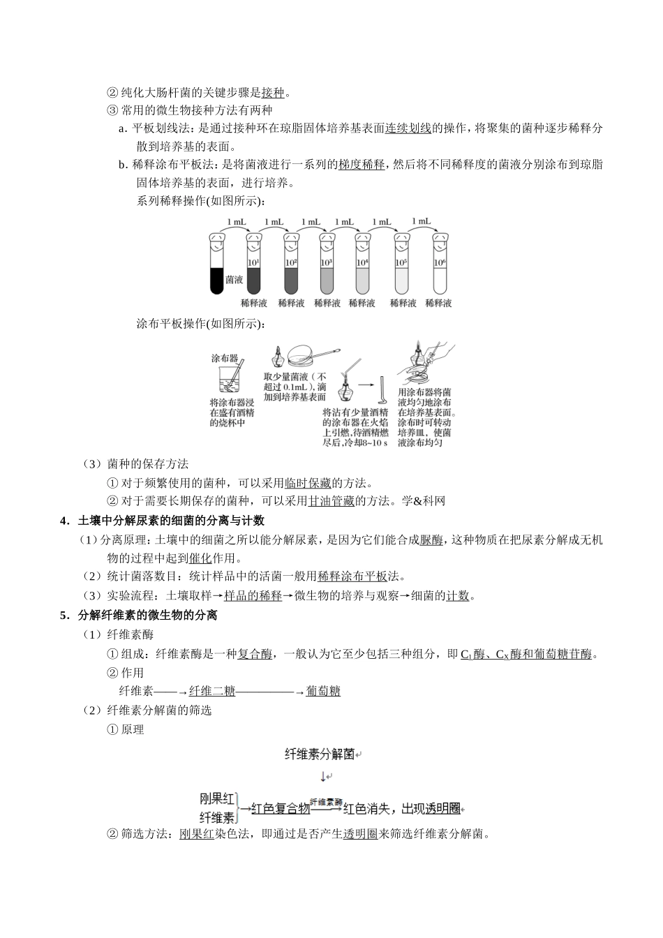 【高考生物考点专题】考点71 微生物的培养和应用.doc_第2页