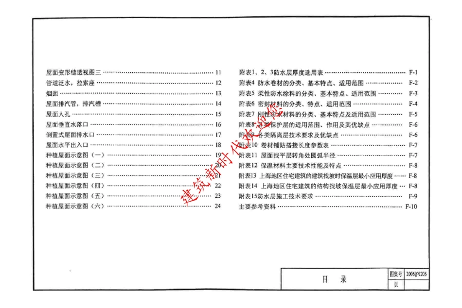 2006沪J205 平屋面防水构造（有水印）.pdf_第3页