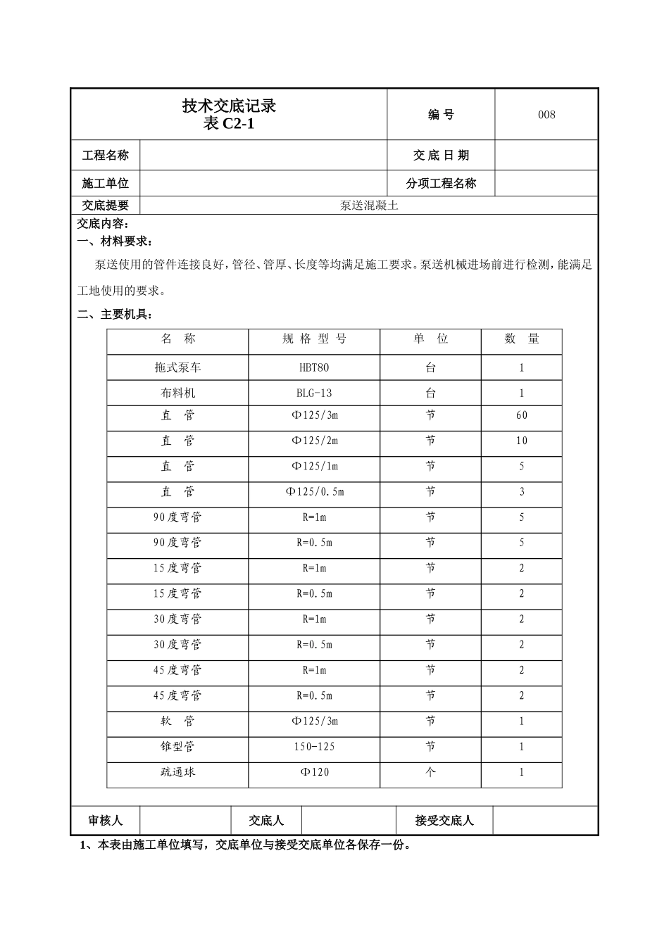 泵送混凝土技术交底.doc_第1页
