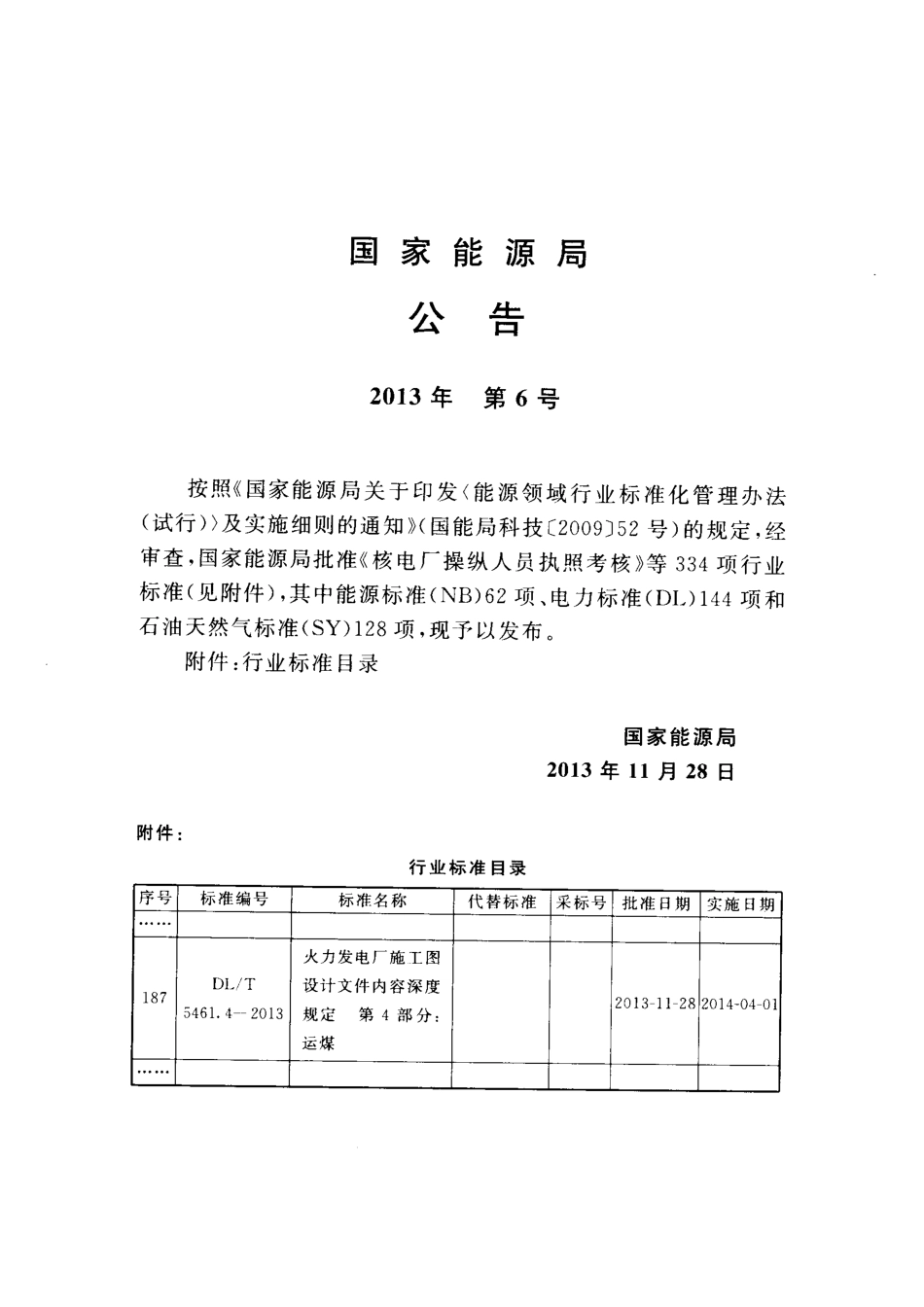 DL／T 5461.4-2013 火力发电厂施工图设计文件内容深度规定 第4部分：运煤.pdf_第3页