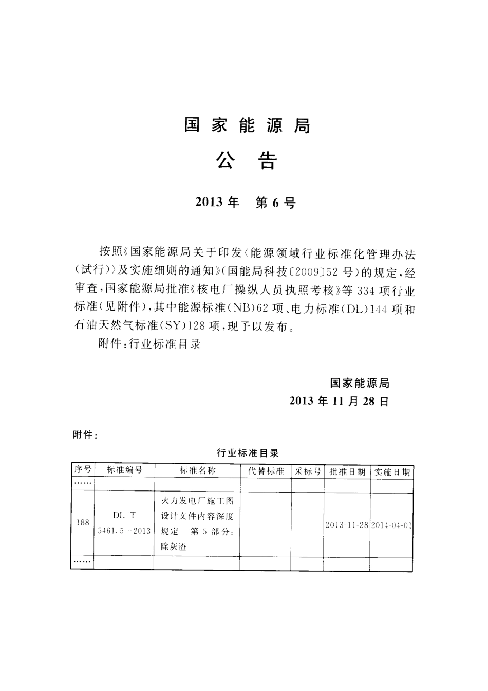 DL／T 5461.5-2013 火力发电厂施工图设计文件内容深度规定 第5部分：除灰渣.pdf_第3页