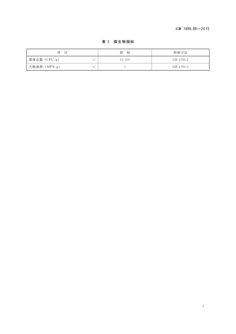 GB 1886.88-2015 食品安全国家标准 食品添加剂 富马酸一钠.pdf_第3页