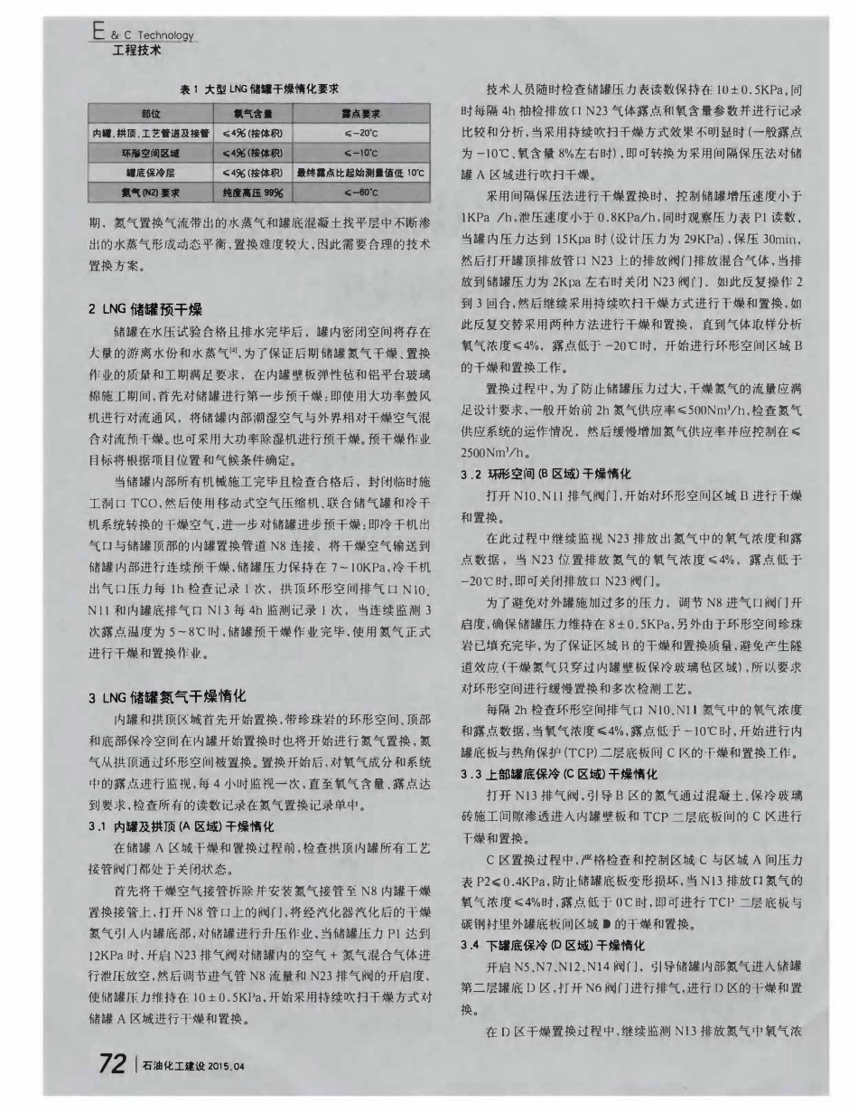 大型液化天然气储罐干燥惰化与质量控制浅析.pdf_第2页