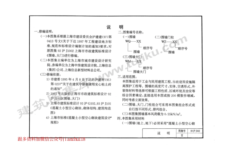 99沪J002 混凝土小型空心砌块围墙、大门.pdf_第2页