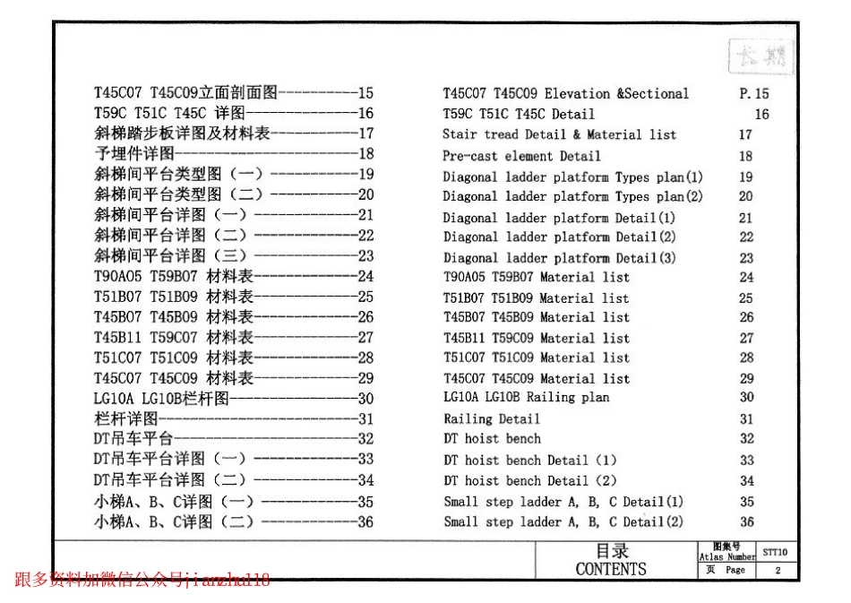 STT-10钢梯及栏杆图集.pdf_第3页