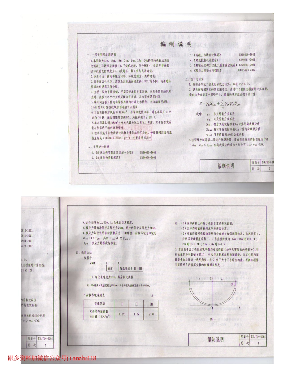 苏G／T14-2005 预应力混凝土马鞍型壳板.PDF_第2页