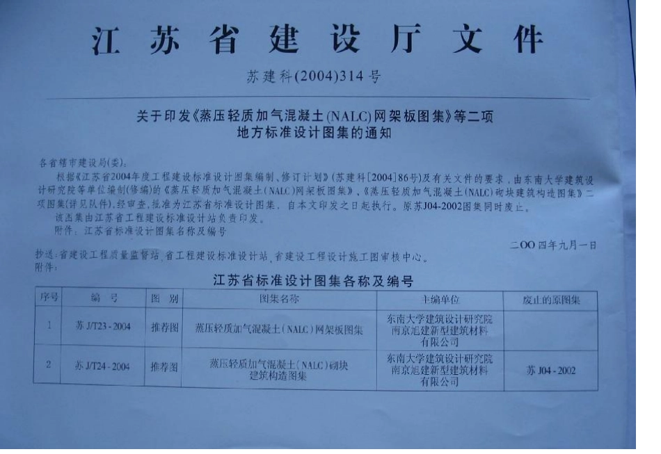 苏J T24-2004蒸压轻质加气混凝土（NALC）砌块建筑构造图集1.pdf_第3页