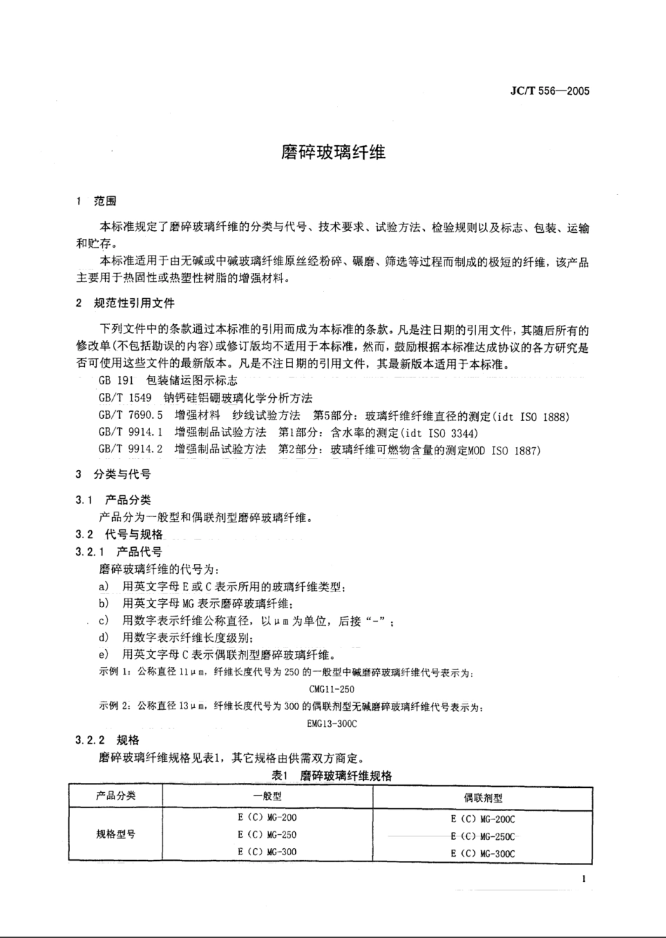 JCT556-2005 磨碎玻璃纤维.pdf_第3页