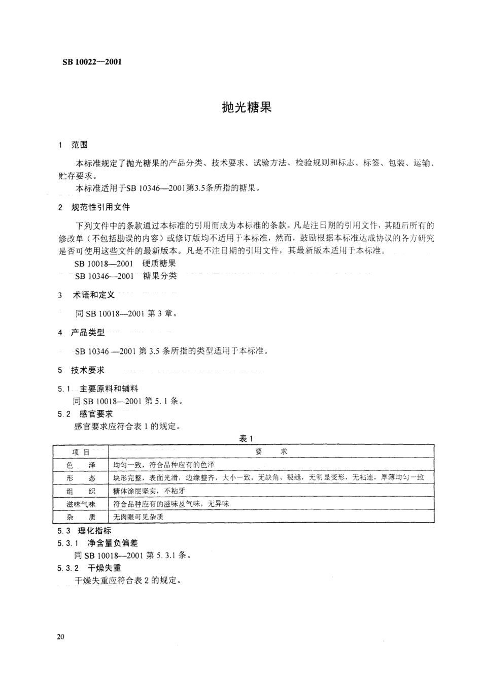 SB 10022-2001 抛光糖果.pdf_第2页