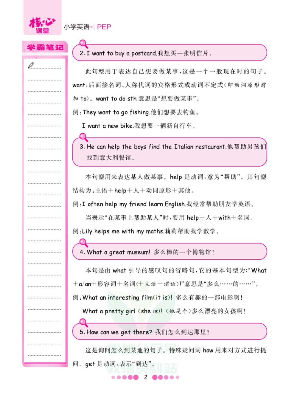 六年级上册英语人教PEP版知识清单.pdf_第2页
