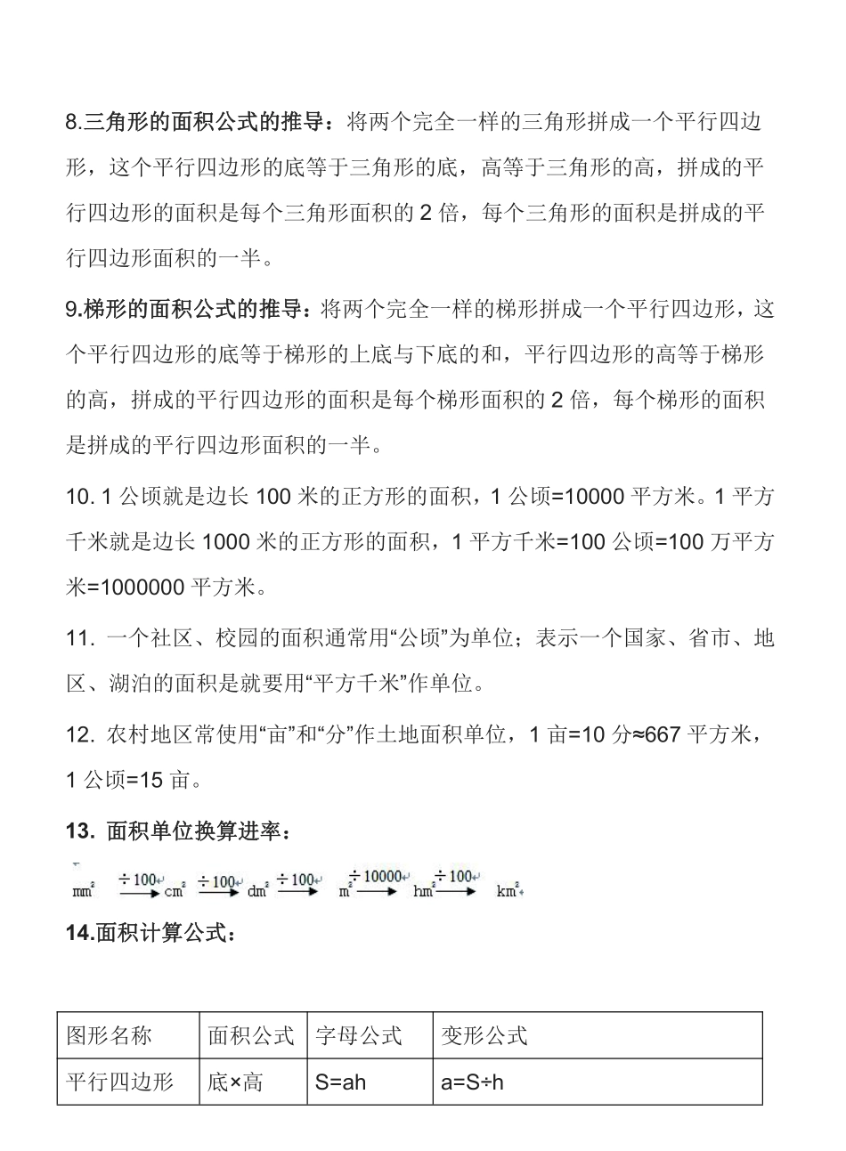 五年级上册数学苏教版知识要点汇总.pdf_第3页
