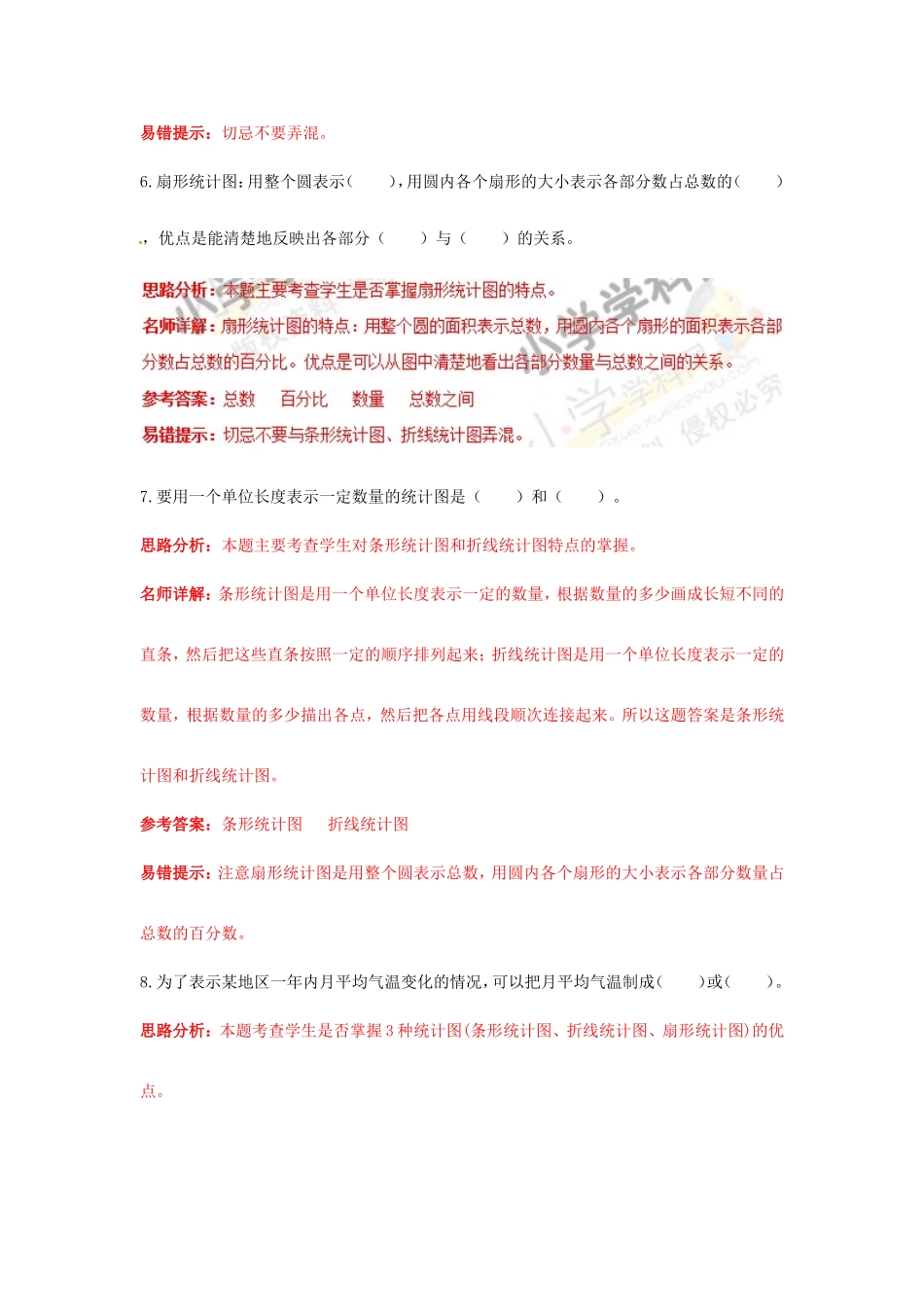 小升初数学高频考点过关演练9-统计（解析版）.doc_第3页