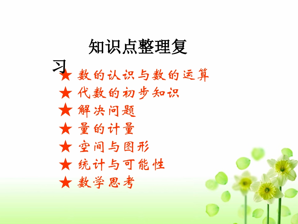 小学数学毕业总复习课件2.ppt_第2页
