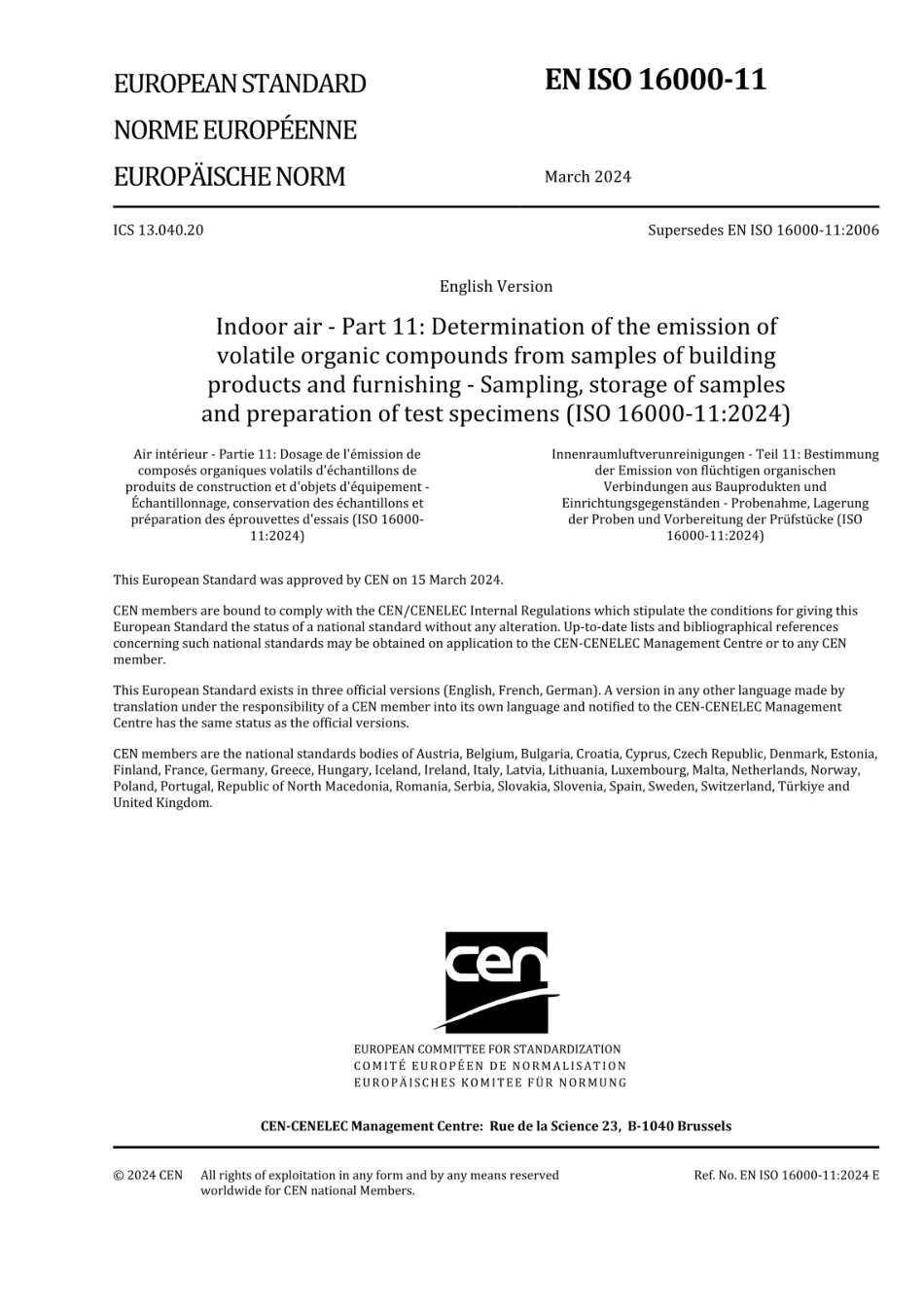 EN ISO 16000-11-2024（EN）.pdf_第1页