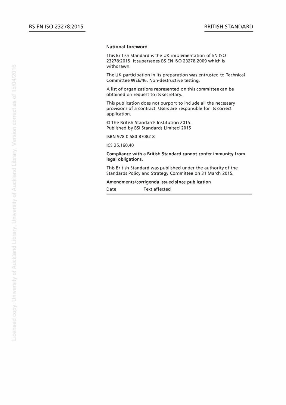 BS EN ISO 23278 2015 焊接的无损检测-磁粉检测-验收等级（英文版）.pdf_第2页
