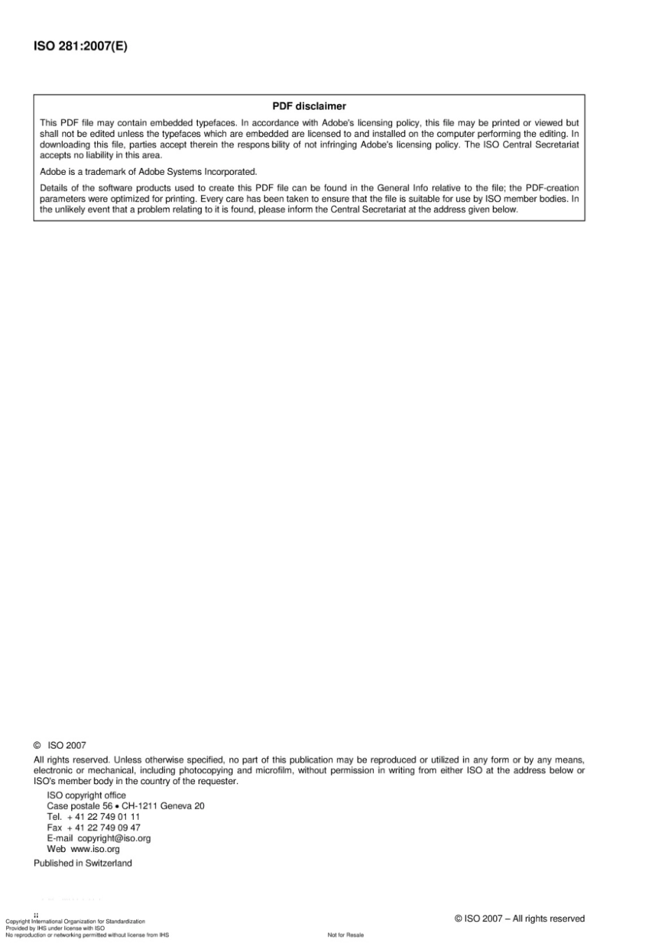 ISO 281-2007 滚动轴承.动态载荷额定值和额定寿命.pdf_第2页