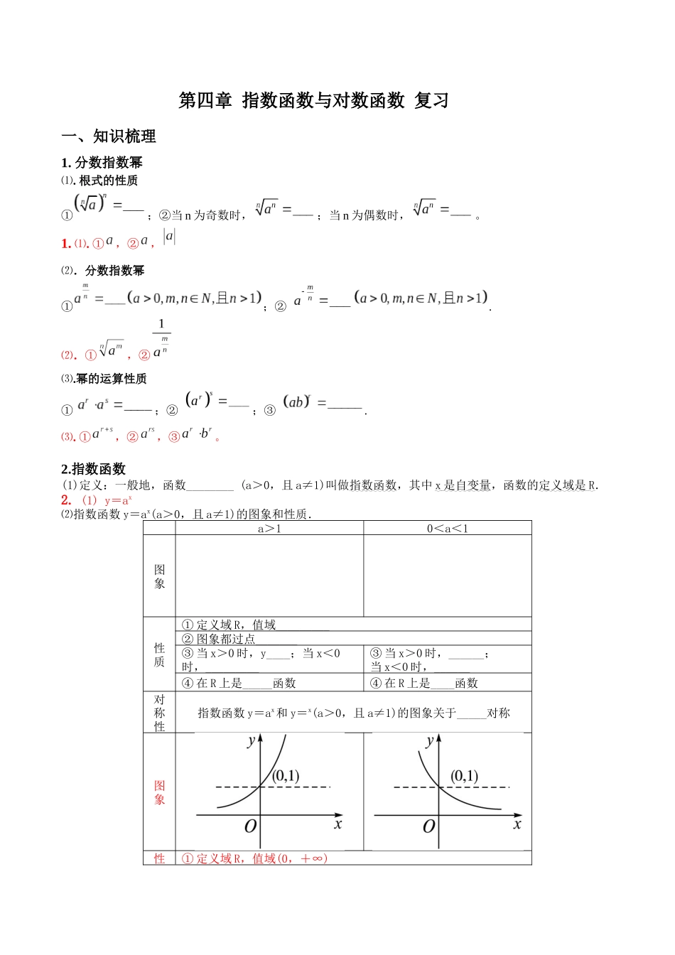 第四章 指数函数与对数函数（解析版）.docx_第1页