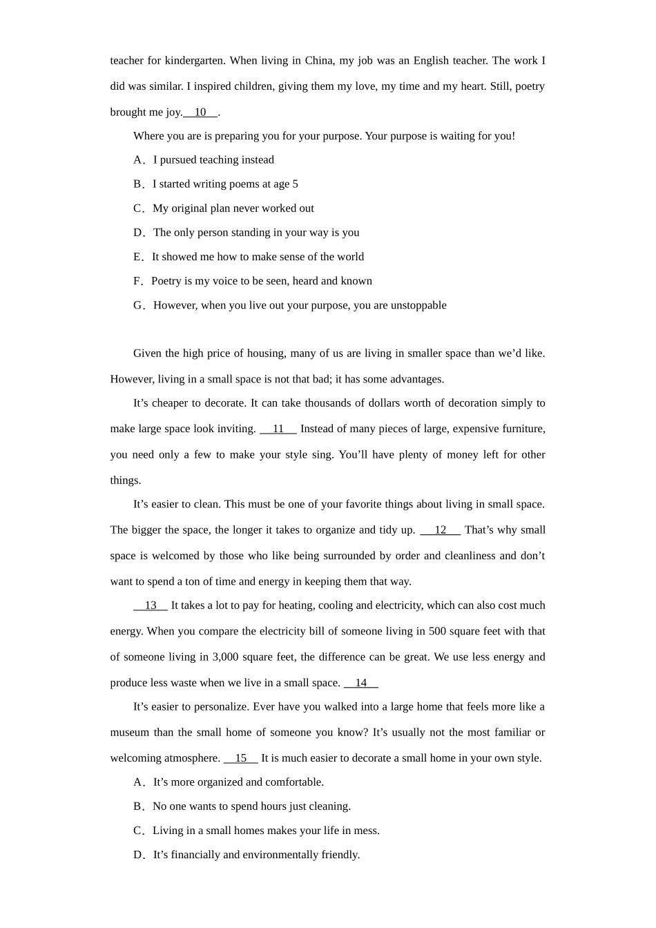 七选五-学考真题分类汇编-高中英语学考真题分类汇编.docx_第2页
