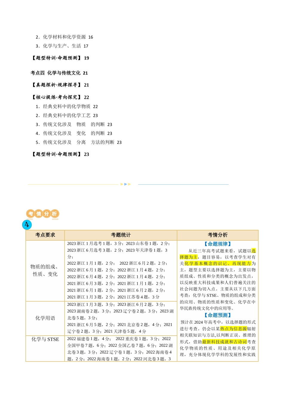 专题01 化学物质及其变化（讲义）（原卷版）-高考化学二轮复习讲练测.docx_第2页