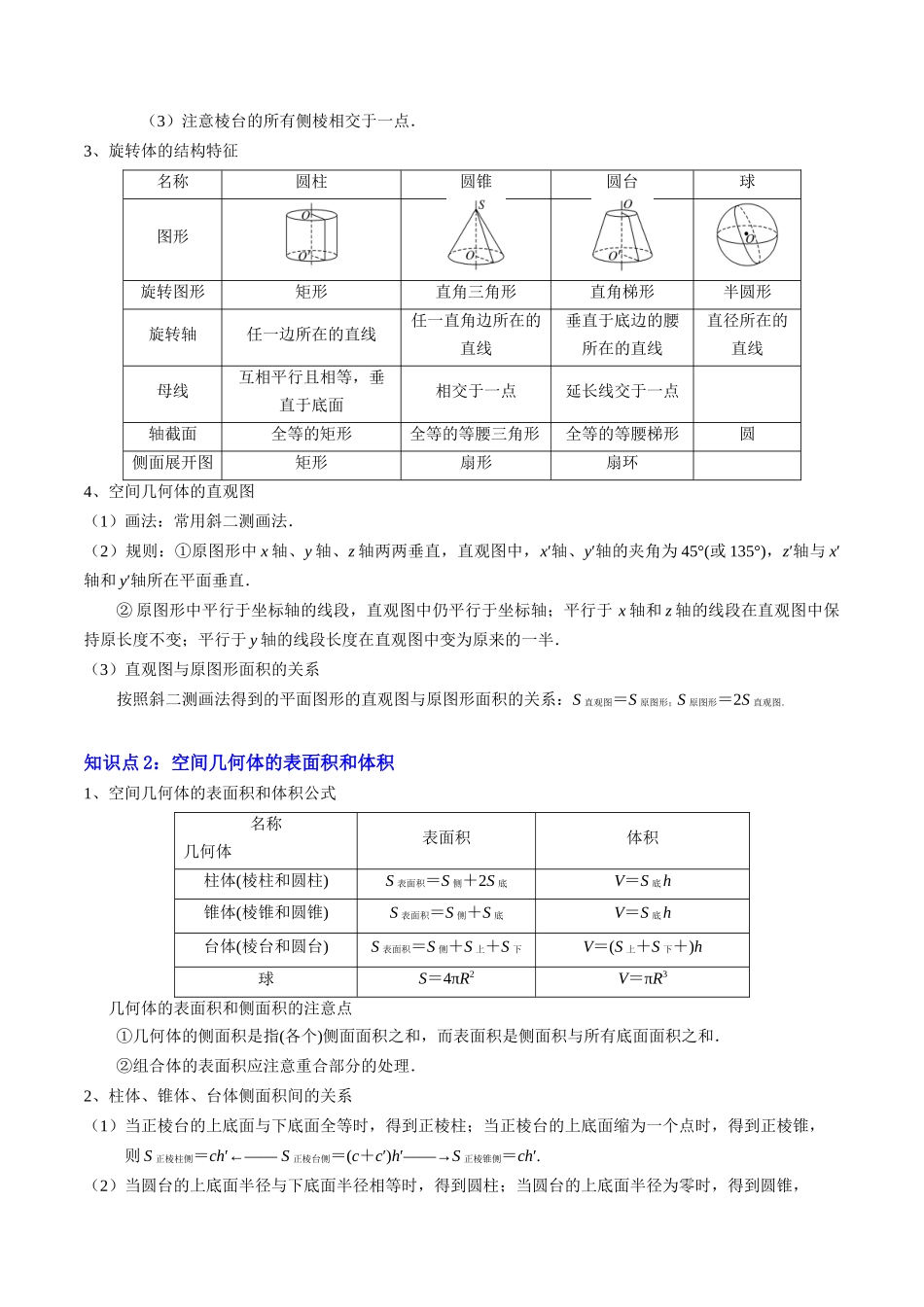 专题04 立体几何初步（思维导图+知识串讲+18题型+过关检测）（原卷版）.docx_第3页