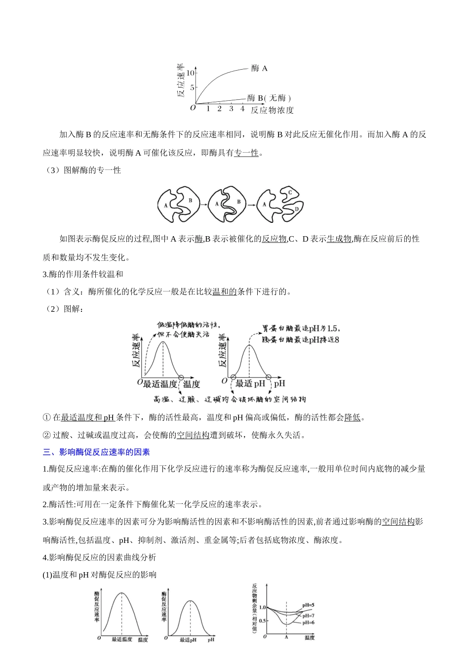 专题05 细胞的能量供应和利用（知识梳理）-【学考复习】2024年高中生物学业水平考试必备考点归纳与测试.docx_第3页