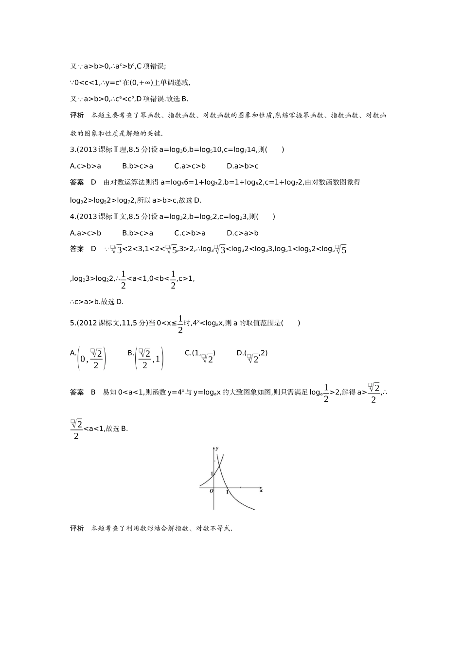 2 6对数与对数函数-高考数学真题分类 十年高考.docx_第3页