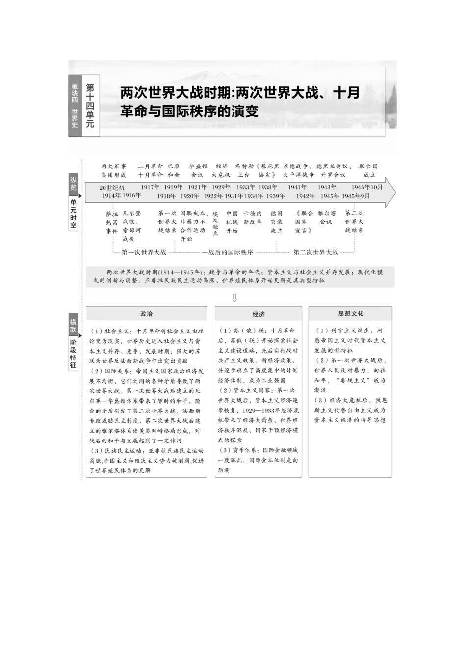 2025历史步步高大一轮复习讲义板块四　第十四单元　第39讲　第一次世界大战与战后国际秩序.docx_第1页