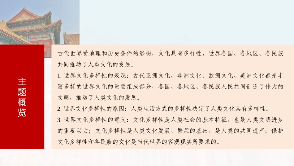 2025历史步步高大一轮复习讲义板块五　第十八单元　第65讲　丰富多样的世界文化.pptx_第3页