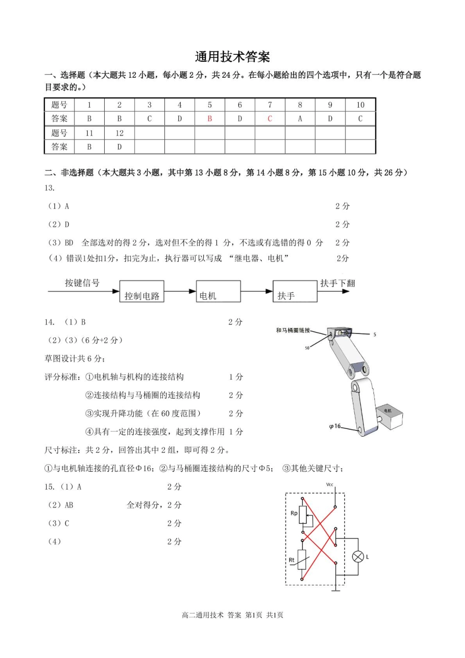 浙江省精诚联盟2024-2025学年高二下学期3月联考通用答案.pdf_第1页