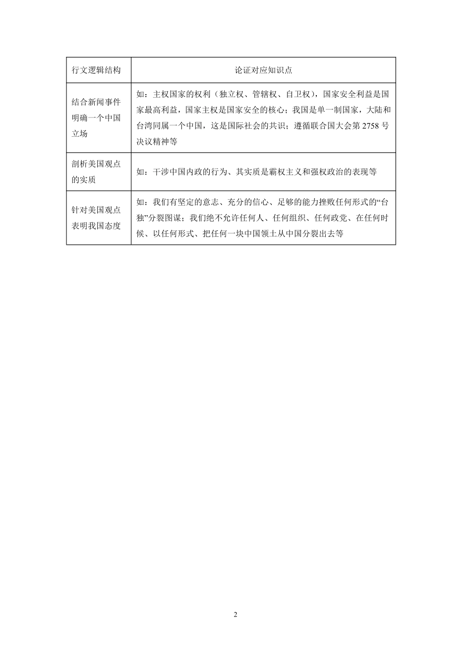 浙江省余姚中学2024-2025学年高二下学期3月月考试题政治答案（选考）.pdf_第2页