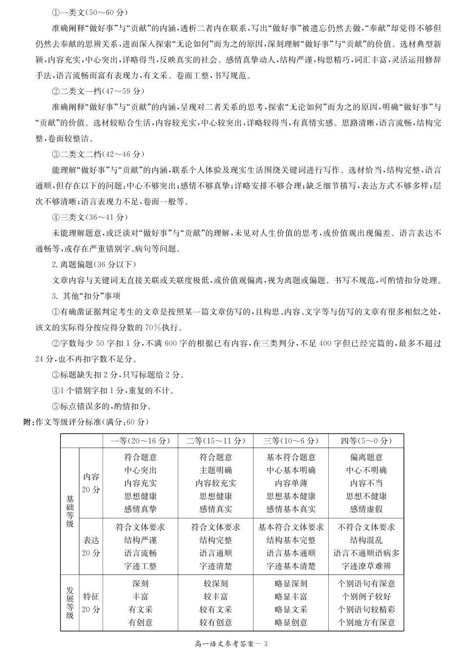 【Top5强校】【湖南卷】湖南省长沙市长郡中学2024-2025学年高一上学期12月月考（12.10-12.11）语文试卷答案解析.pdf_第3页
