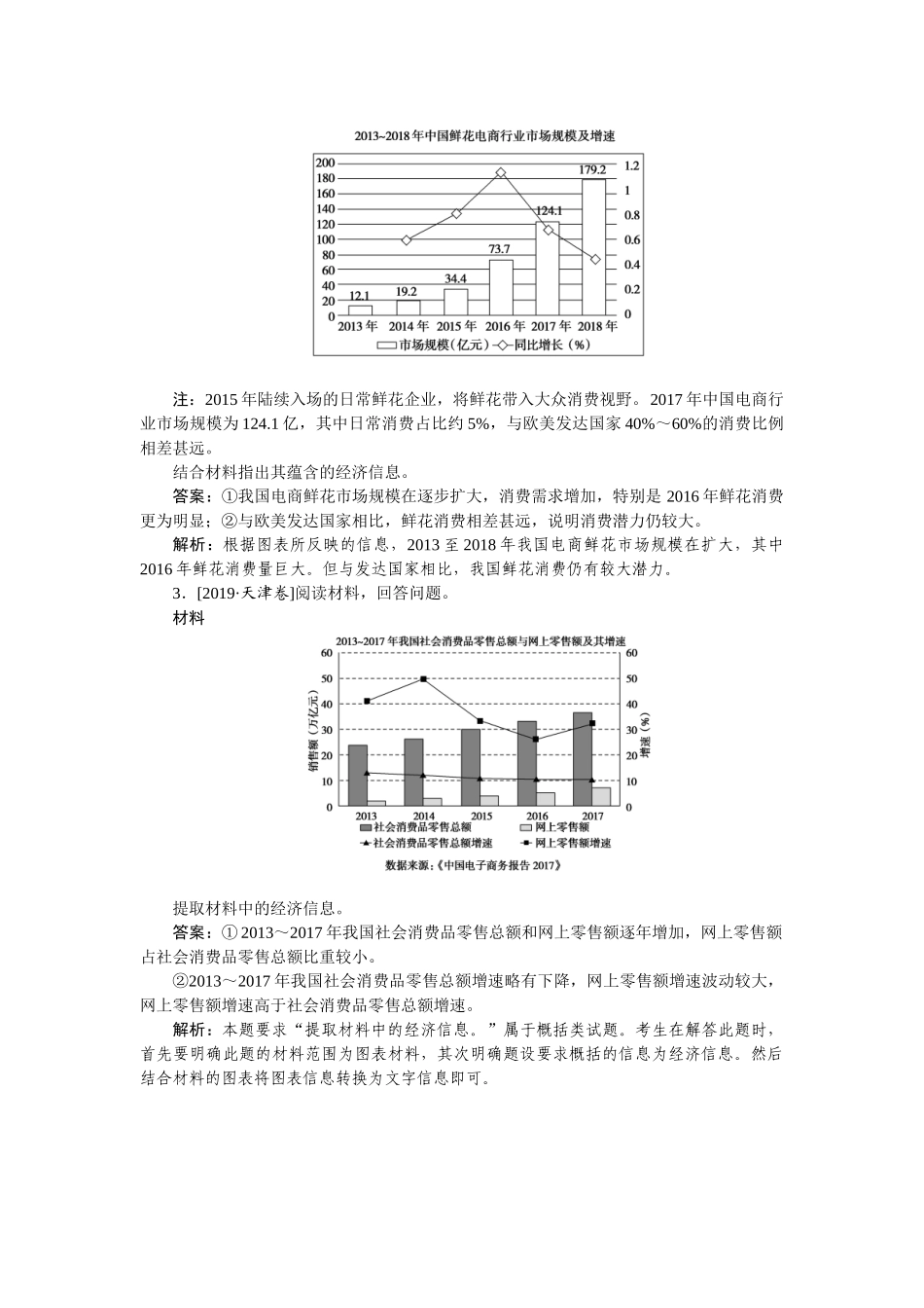 高三政治二轮专项分层特训卷-特色题型五.doc_第2页