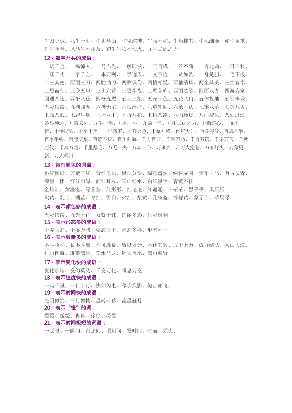 3、小学语文词语积累大全(作文必备)-小学作文素材.docx_第2页