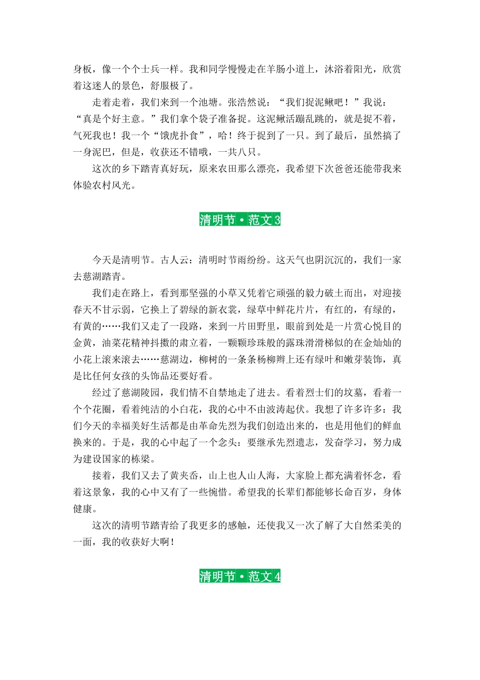 小学清明节踏青范文.docx_第2页