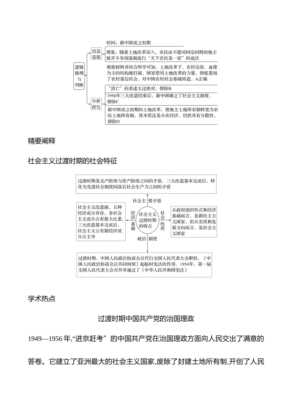2025高考冲刺答题技巧预测历史-选择题必考热点九　现代中国的探索与创新.docx_第2页