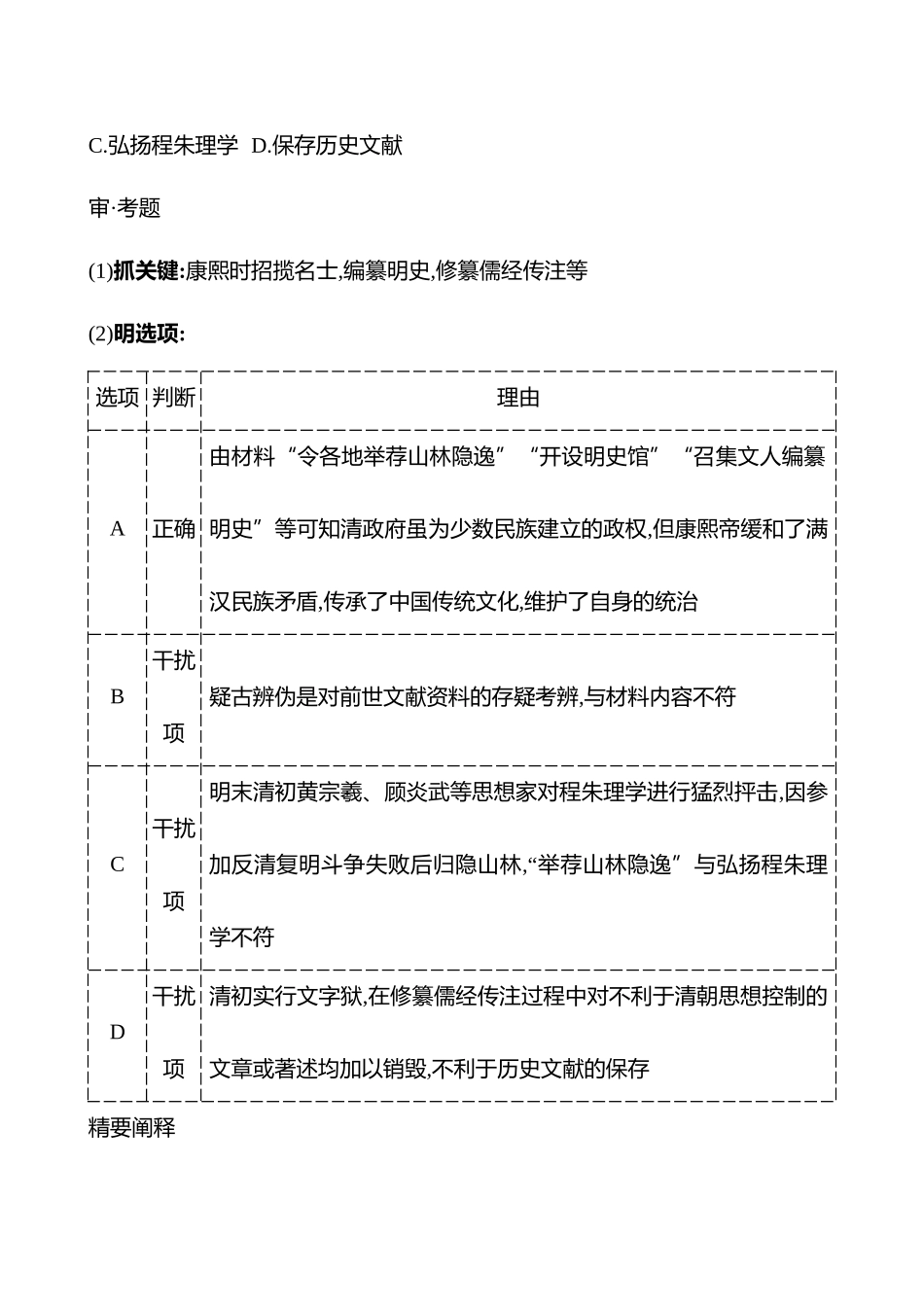 2025高考冲刺答题技巧预测历史-选择题必考热点六　中国古代的文化交流与传播.docx_第3页