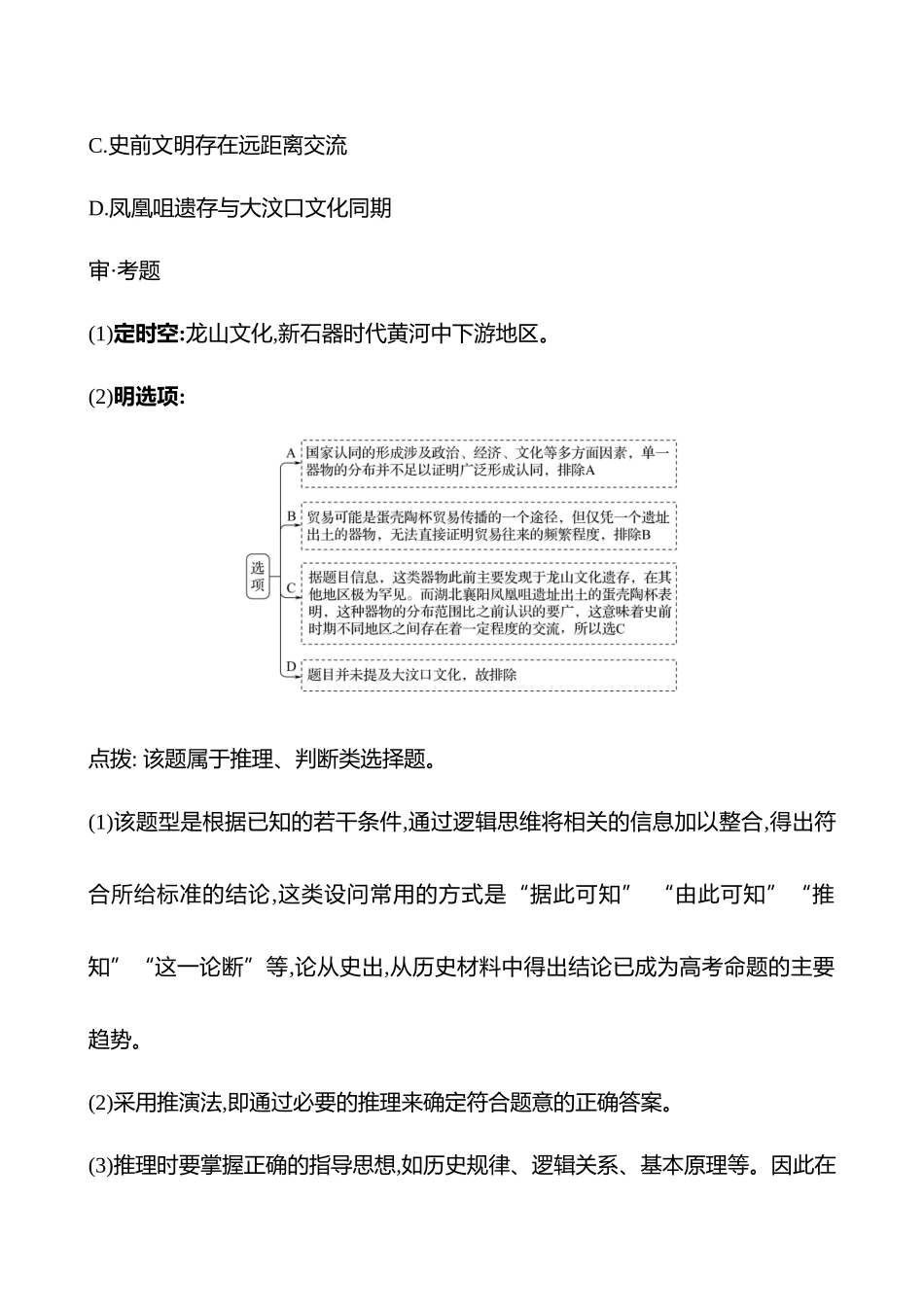 2025高考冲刺答题技巧预测历史-选择题必考热点一　中华文明起源及中国古代的政治制度.docx_第2页