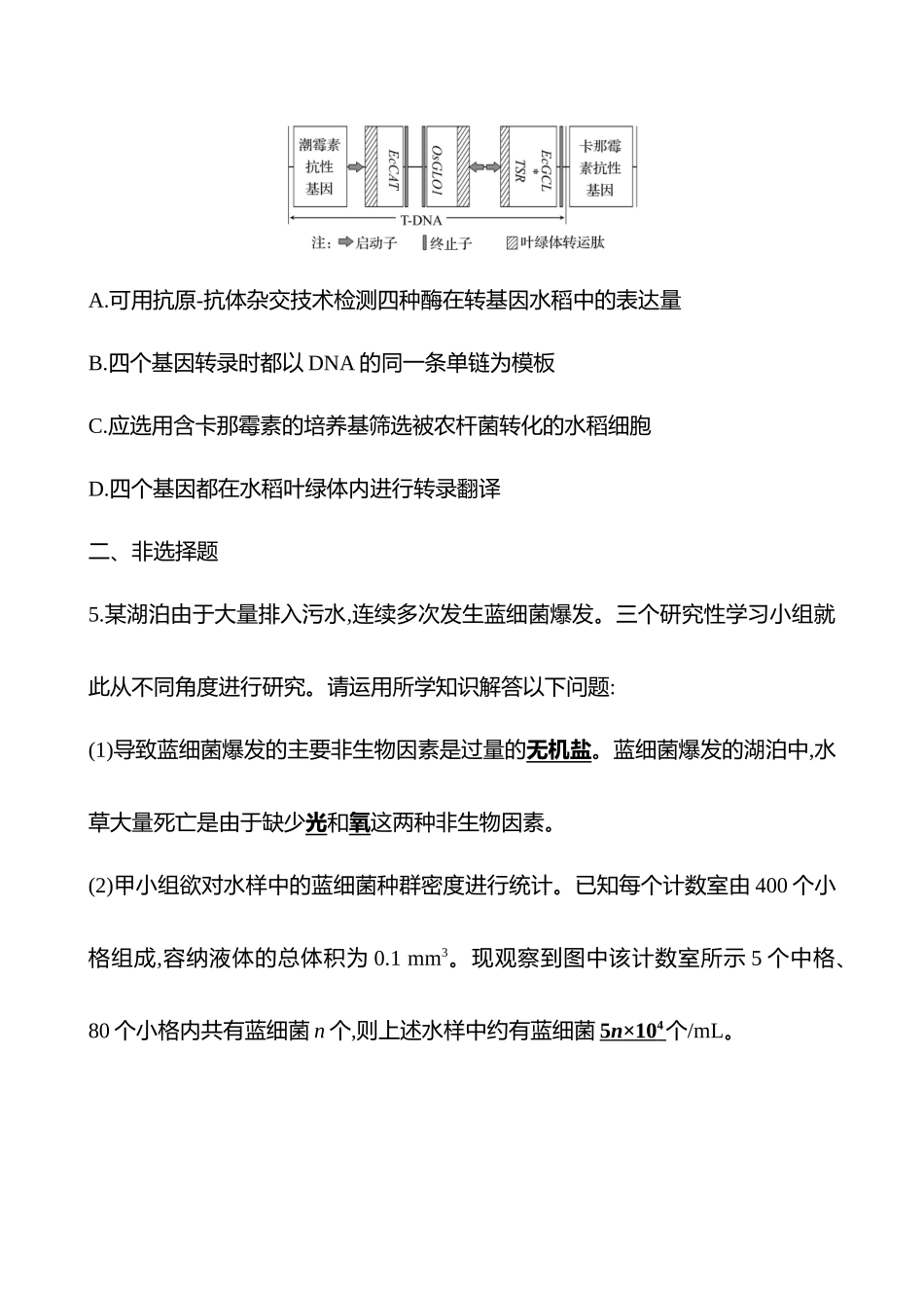 2025高考冲刺答题技巧预测生物-专题九　生物技术与工程(B卷).docx_第3页