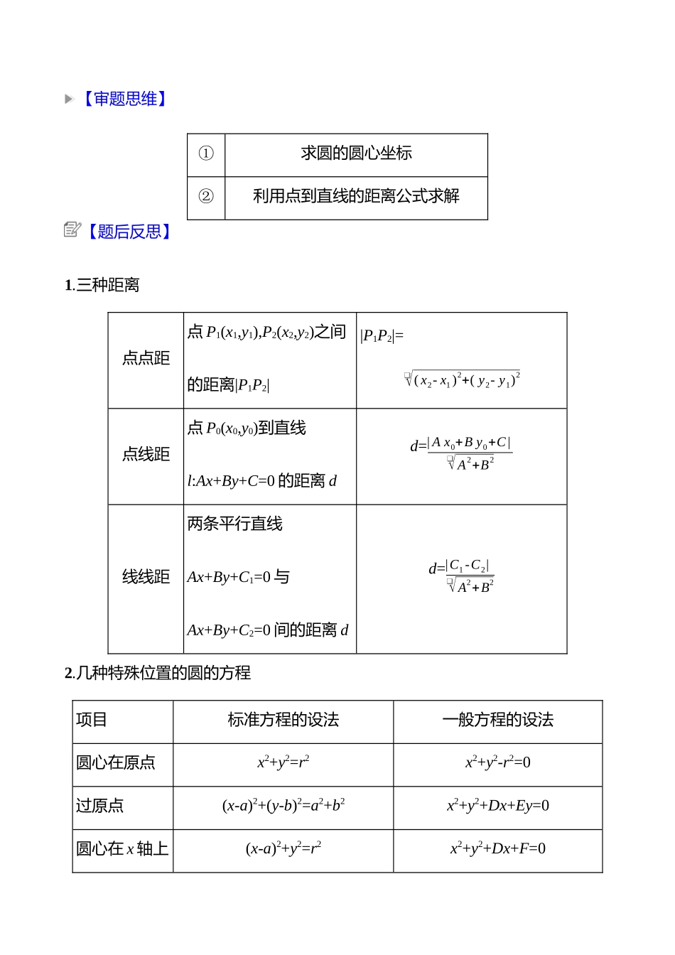 2025高考冲刺答题技巧预测数学-选择题热点15　直线与圆.docx_第3页