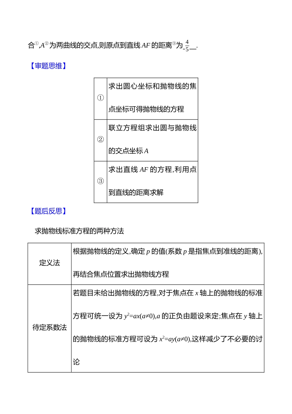 2025高考冲刺答题技巧预测数学-选择题热点18　抛物线.docx_第3页
