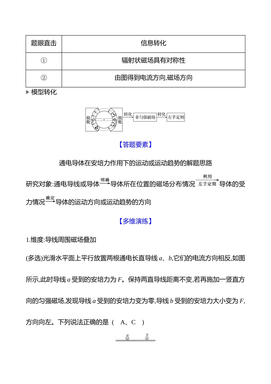 2025高考冲刺答题技巧预测物理-热点8 　磁场.docx_第2页