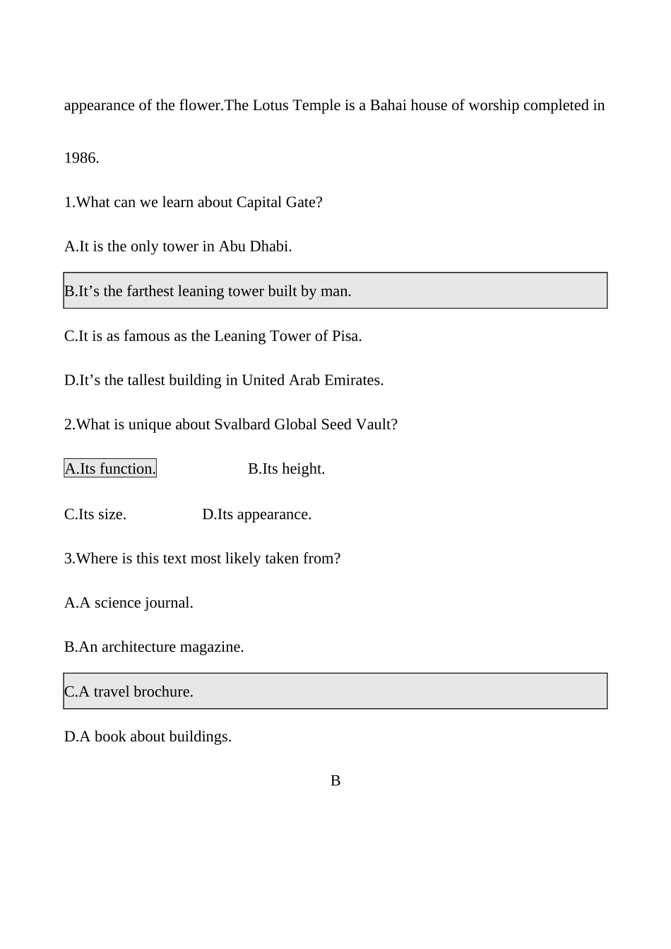 2025高考冲刺答题技巧预测英语-组合练 (一).docx_第3页