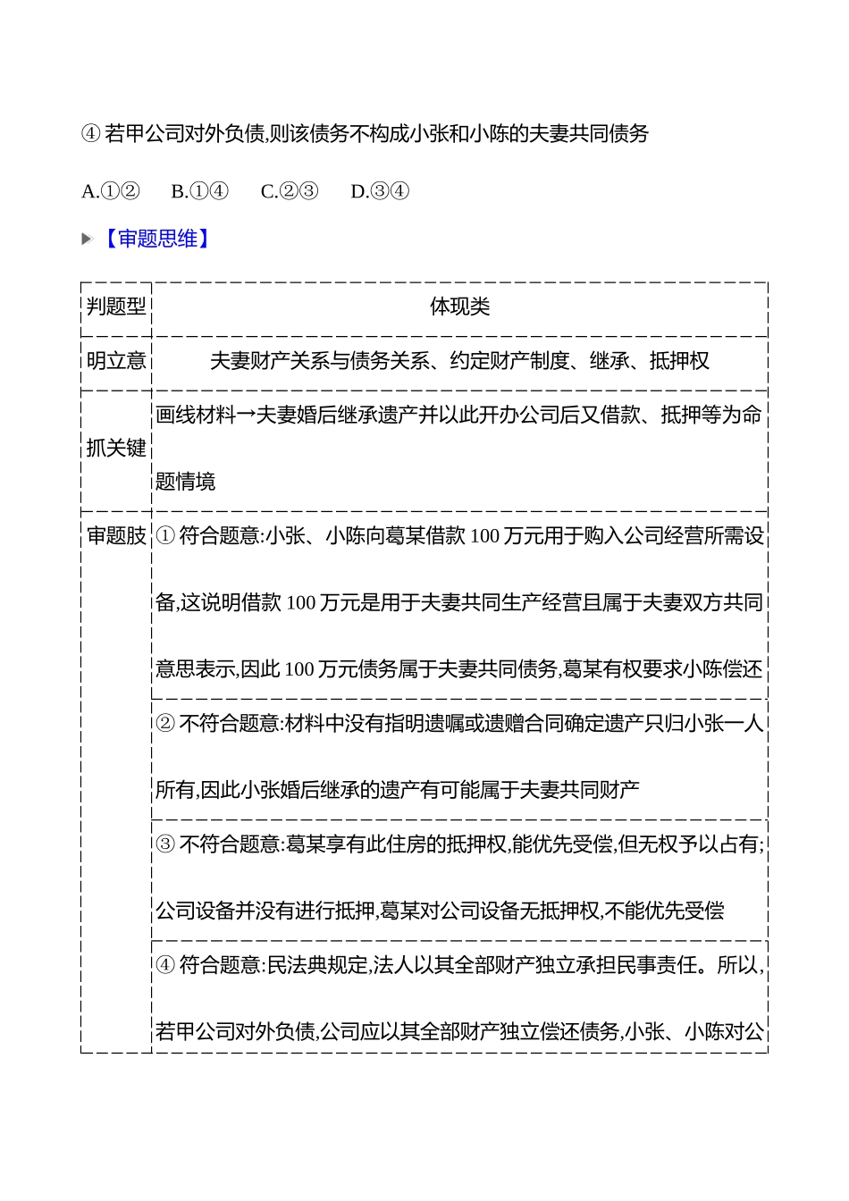 2025高考冲刺答题技巧预测政治-热点十二　家庭婚姻与就业创业.docx_第2页