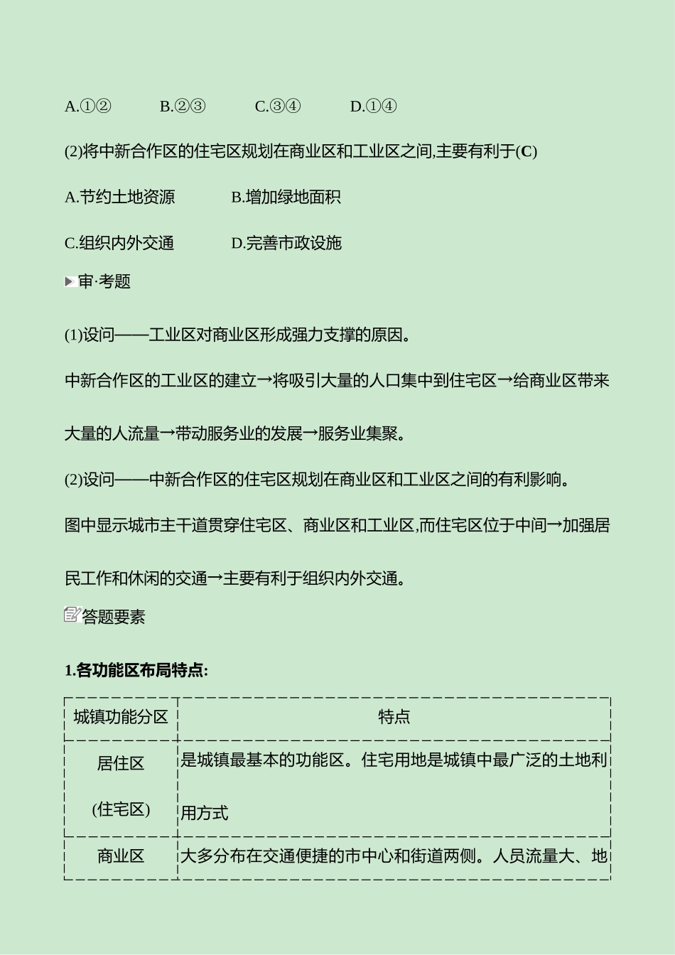 2025高考冲刺考试方法答题技巧预测地理-一  常考点7   立足城乡协调.docx_第2页
