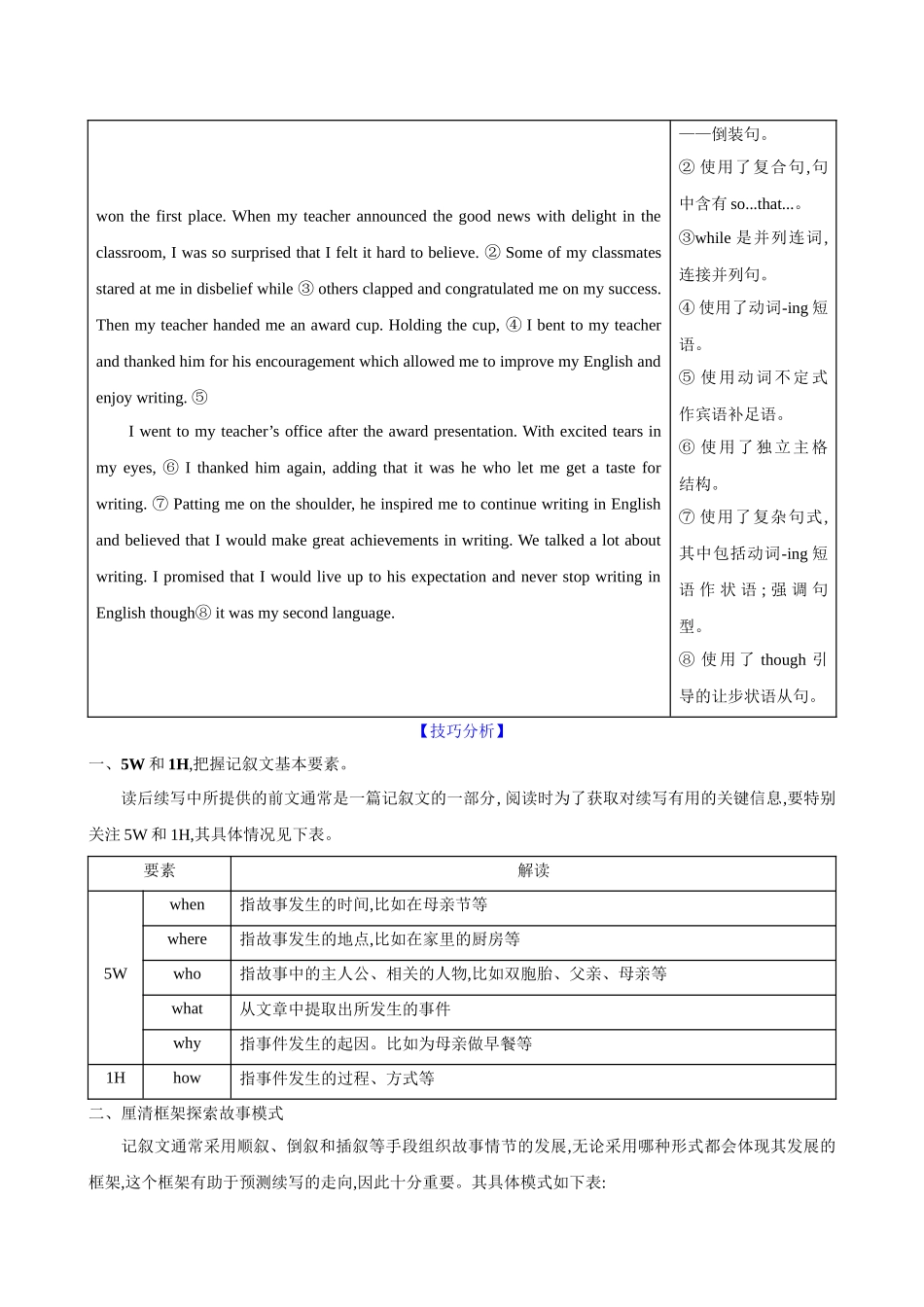 2025年高考英语应用-23.读后续写微技巧1(四条主线深挖续写基点).docx_第3页