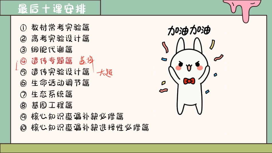 【20250501】最后十课第四课：遗传专题篇-笔记.pdf_第2页